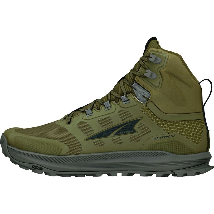 Altra Lone Peak 9 Waterproof Mid Hiking Boot - Men's Green