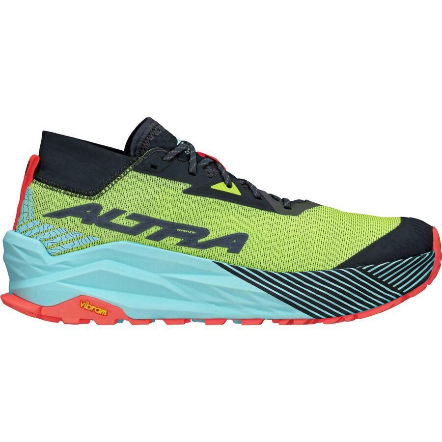 Altra Olympus 275 Trail Running Shoe - Men's Black/Yellow