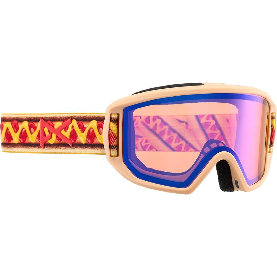 Anon Relapse Jr. Goggles + MFI Face Mask - Kids' Hotdoggin/Blue Amber