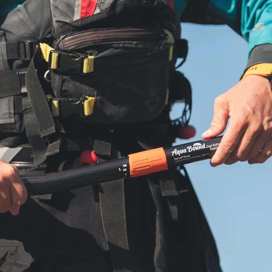 Aqua Bound Tango Fiberglass 2-Piece Posi-Lok Paddle - Bent Shaft Northern Lights