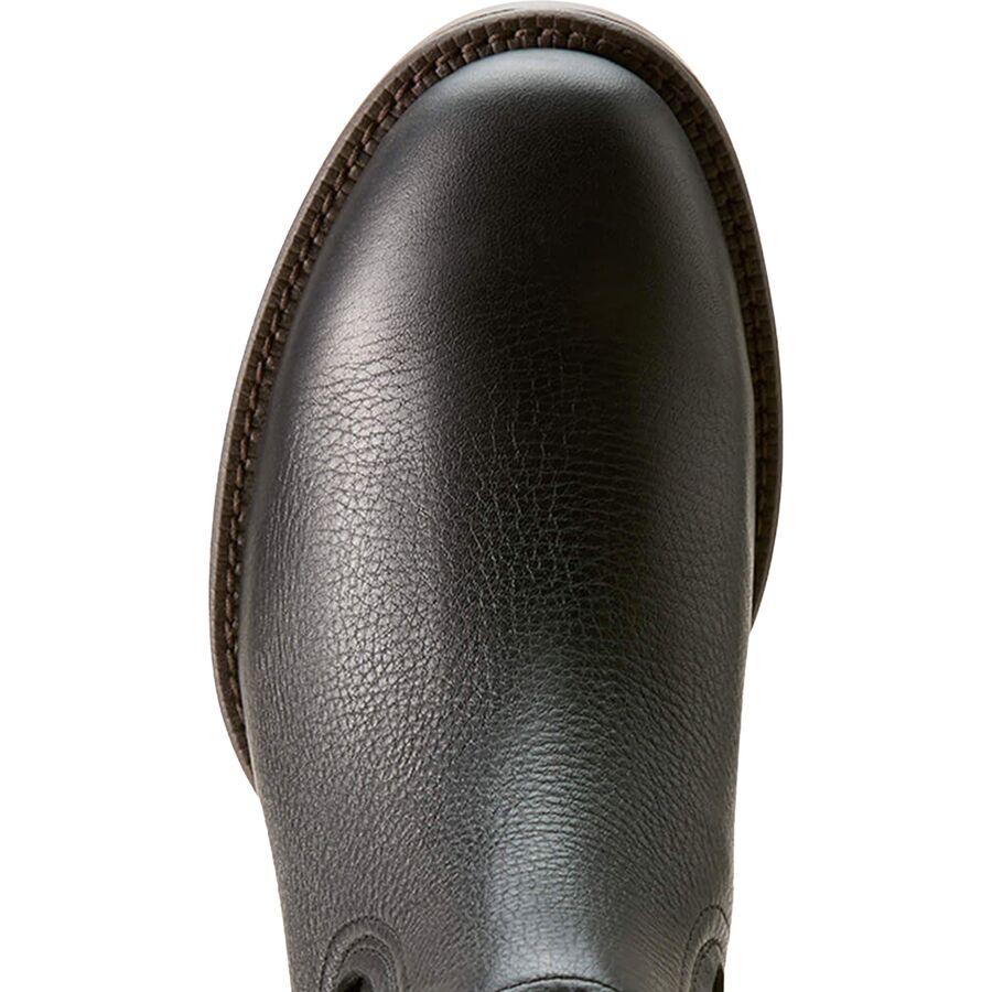 Ariat Booker Ultra Round Toe Western Boot - Men's Black Deertan