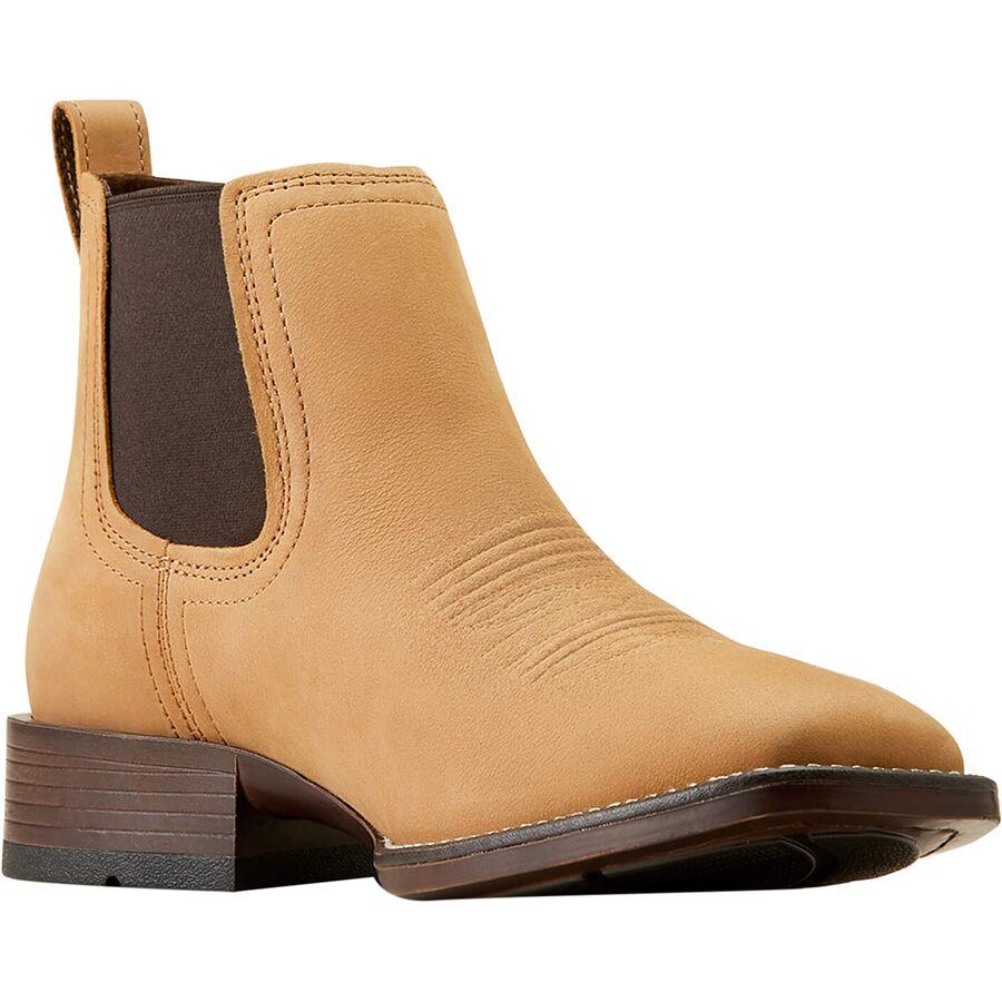 Ariat Booker Ultra Western Boot Wide - Men's Almond Brown