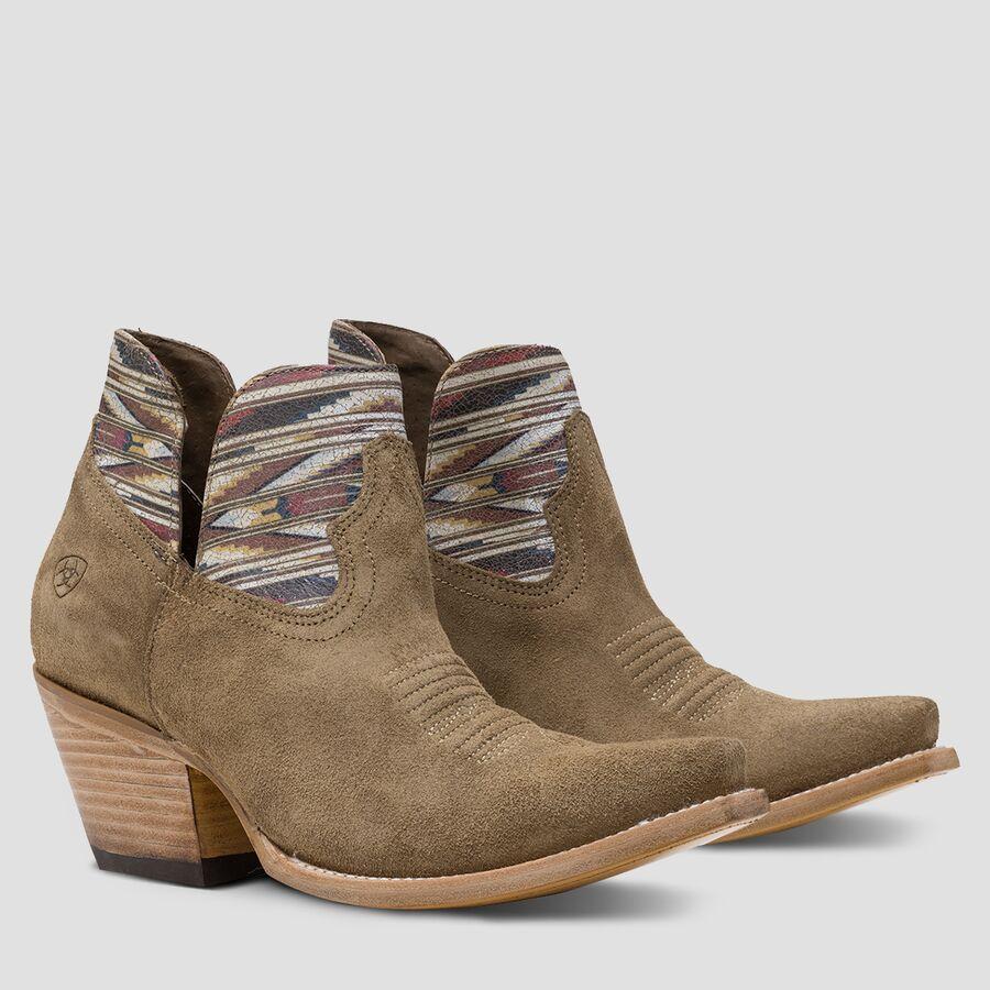 Ariat Hazel Chimayo Western Bootie Narrow - Women's Dijon Roughout
