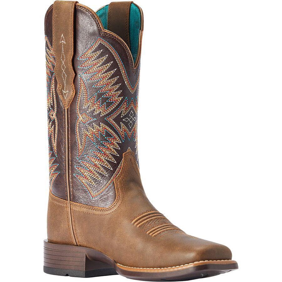 Ariat Odessa StretchFit Western Boot - Women's Fateful Brown/Burnished Pewter