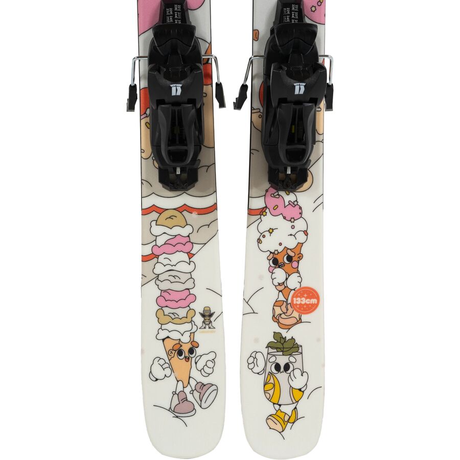 Armada ARJ Ski + C5 Binding - 2025 - Kids' Pop Art White