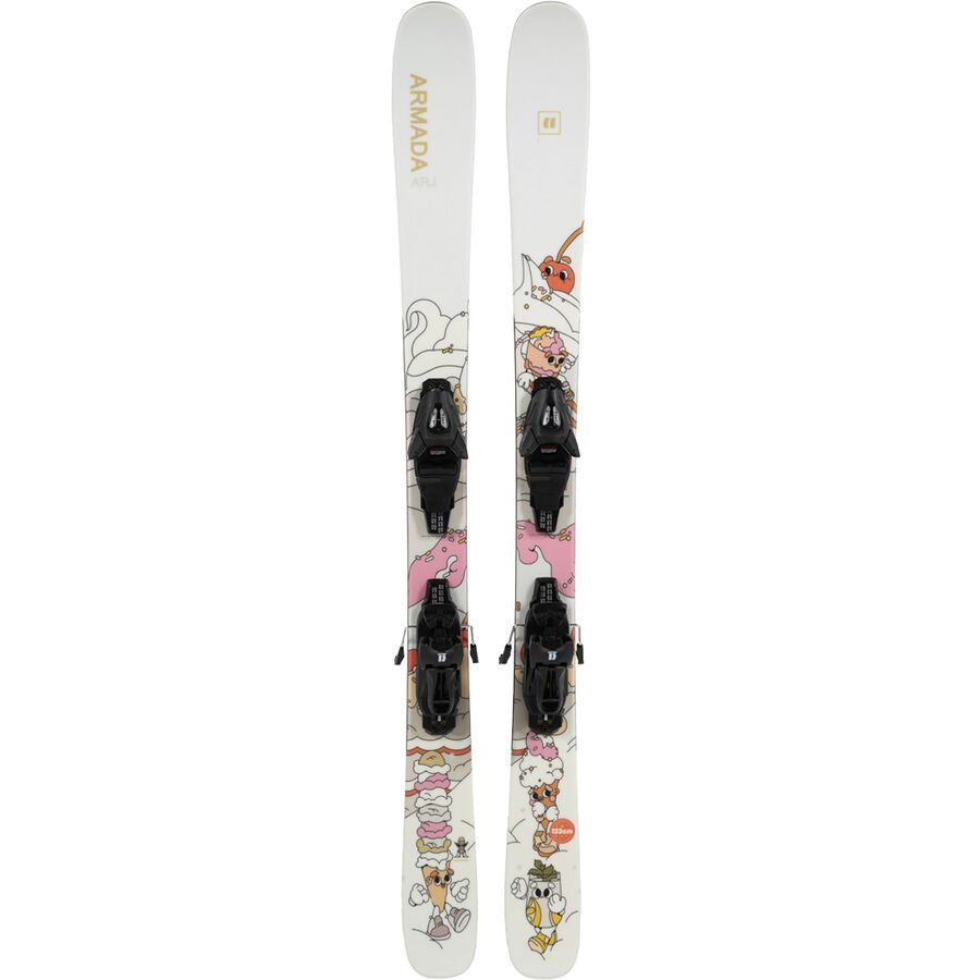Armada ARJ Ski + C5 Binding - 2025 - Kids' Pop Art White