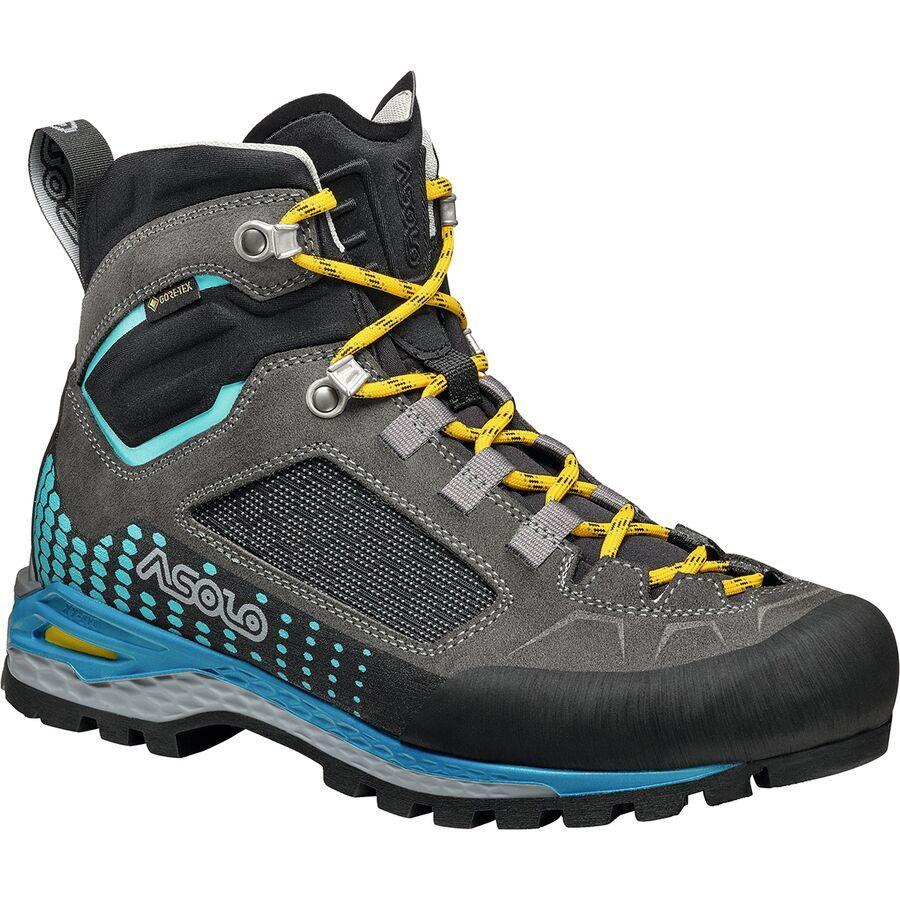 Asolo Freney Evo Mid Mountaineering Boot - Women's Graphite/Sea Blue