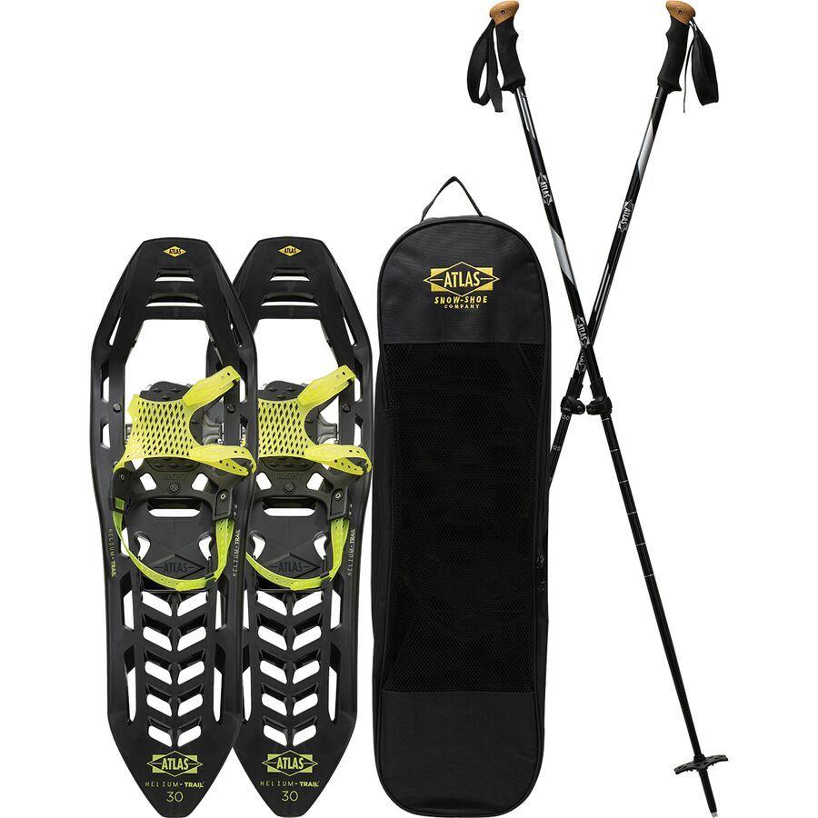 Atlas Snowshoes Helium Trail Snowshoe Kit Black
