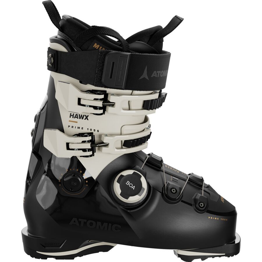 Atomic Hawx Prime 105 S Boa Ski Boot - 2025 - Women's Black/Stone/Gold
