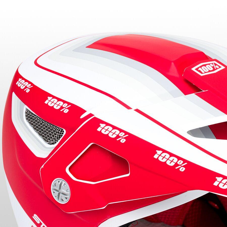 100% Status Helmet Topenga Red/White