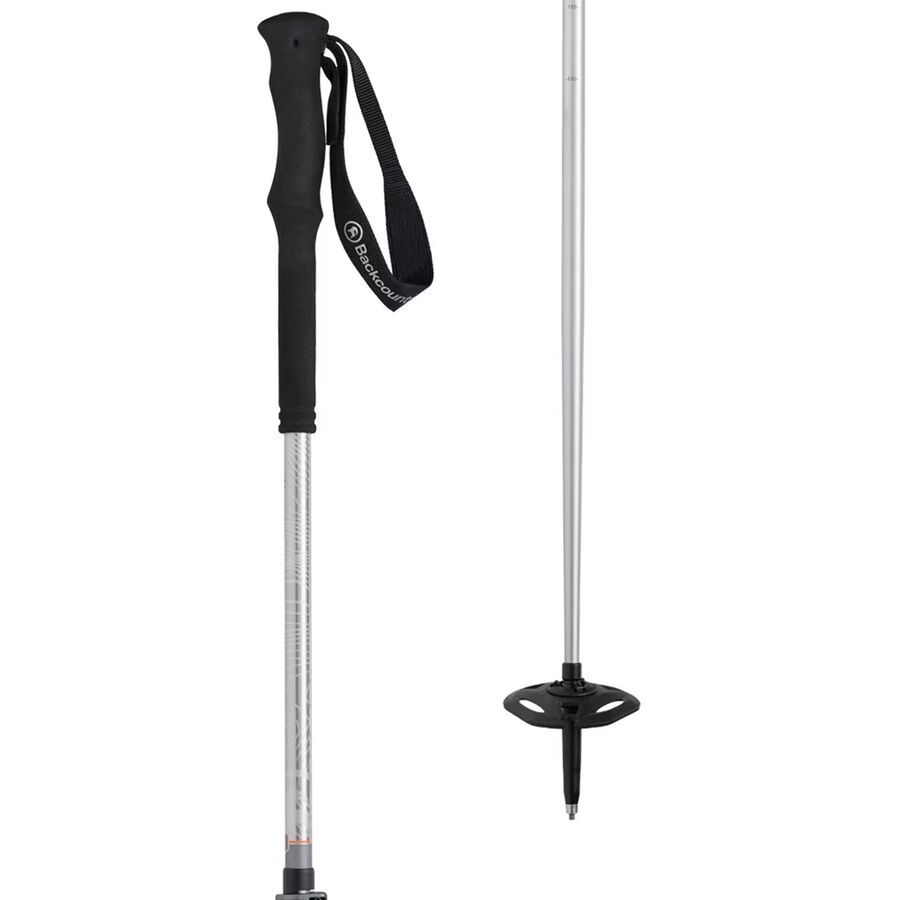 Backcountry Aluminum Ski Touring Pole Black Geo Topo
