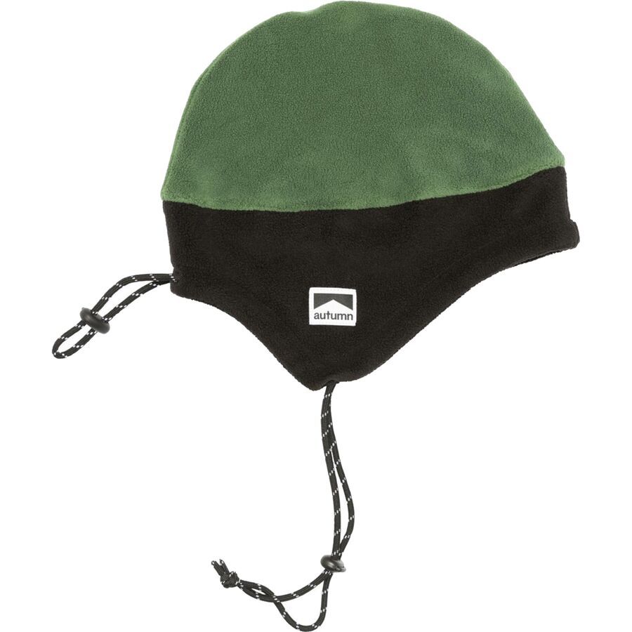 Autumn Fleece Ear Flap Beanie Green