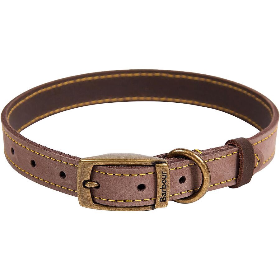 Barbour Leather Dog Collar Brown