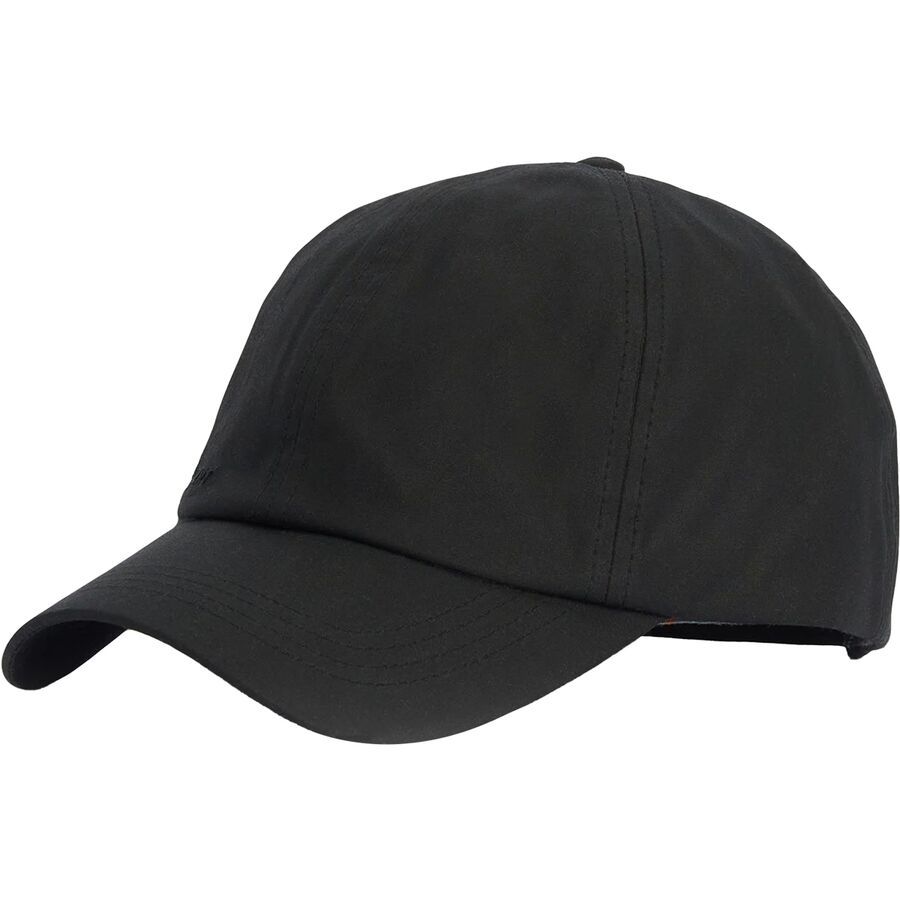 Barbour Wax Sports Cap Black Barbour Wax Sports Cap Black