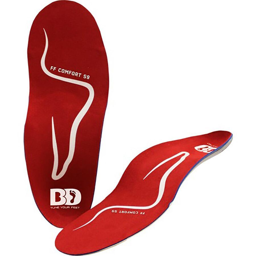 BootDoc FF Comfort S9 Insoles Red