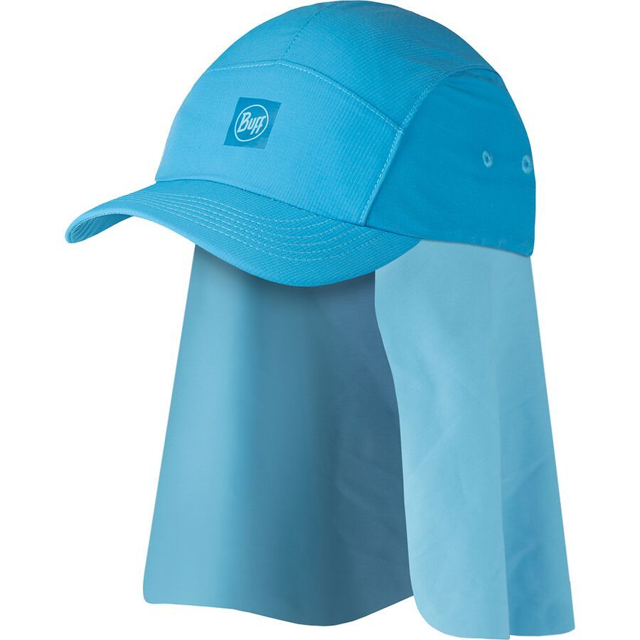 Buff Desert Cap - Kids' Solid Azure