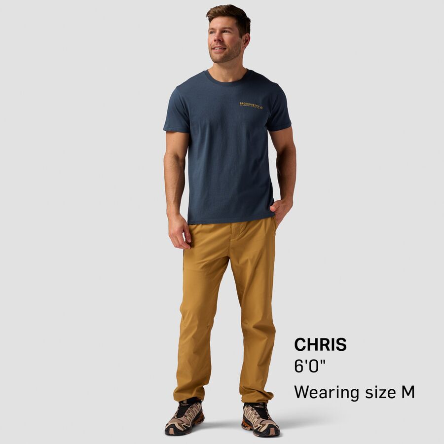 Backcountry Built For Adventure T-Shirt Baltic Blue