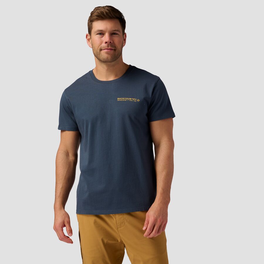 Backcountry Built For Adventure T-Shirt Baltic Blue