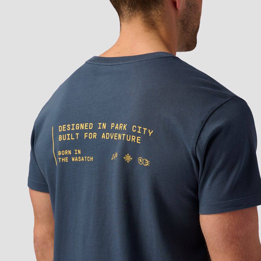 Backcountry Built For Adventure T-Shirt Baltic Blue