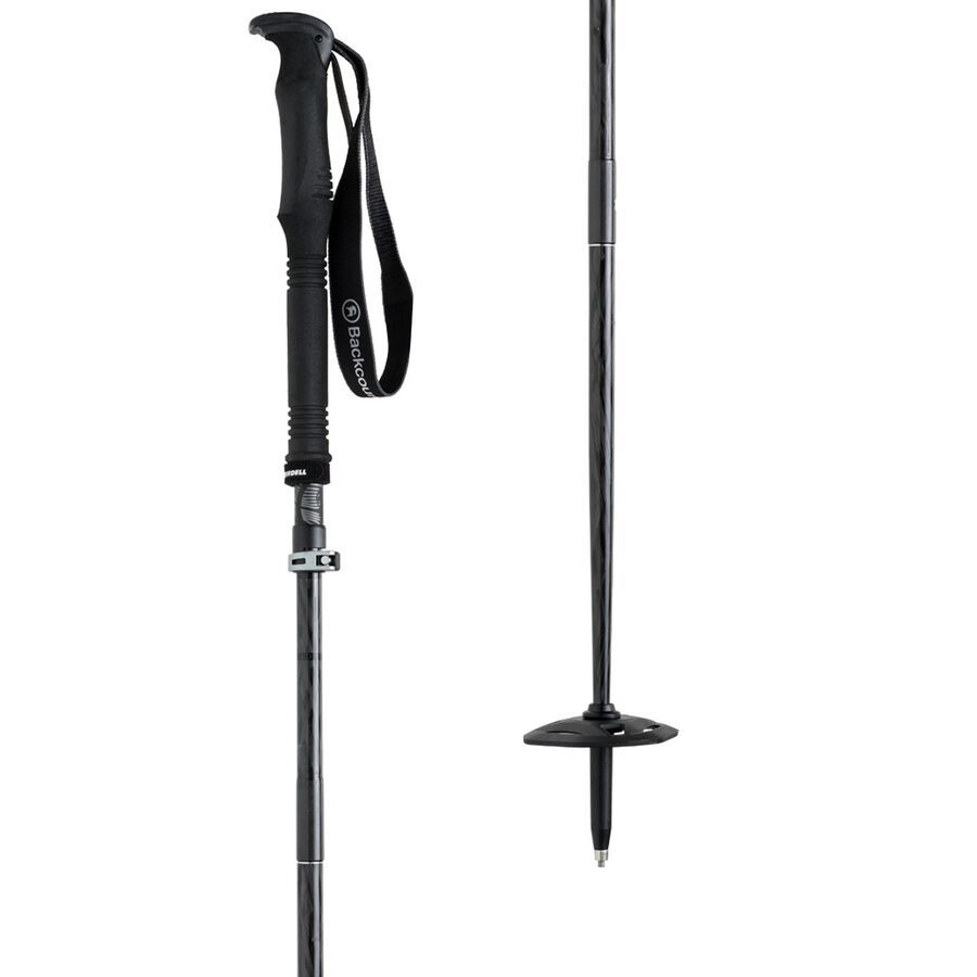 Backcountry Carbon Splitboarding Poles Black