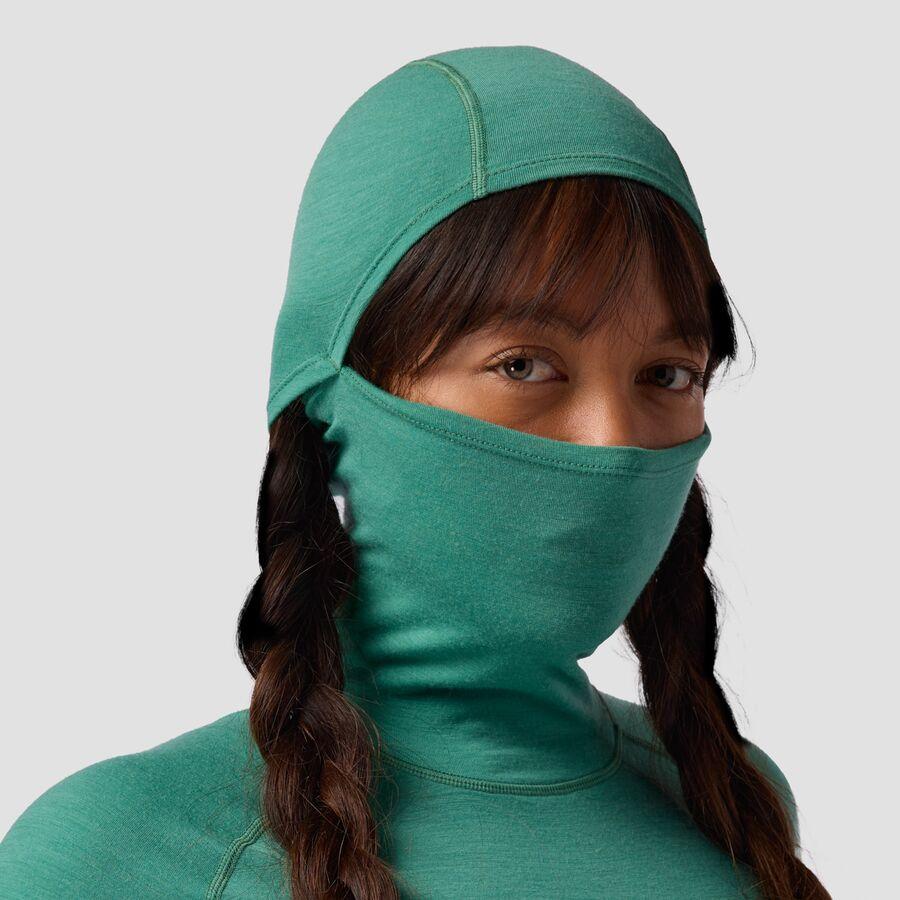 Backcountry Cedars RWS Merino Lt-Wt Baselayer Balaclava Top - Women's Gearhead Green