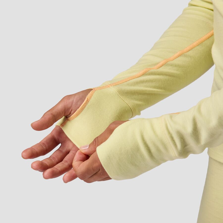Backcountry Cedars RWS Merino Mid-Wt Baselayer 1/4-Zip Top - Women's Luminary