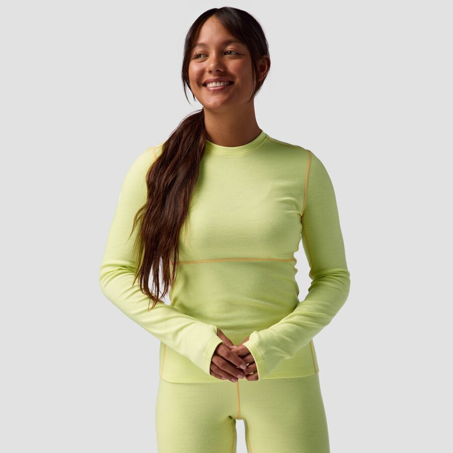 Backcountry Cedars RWS Merino Mid-Wt Baselayer Crew Top - Women's Luminary