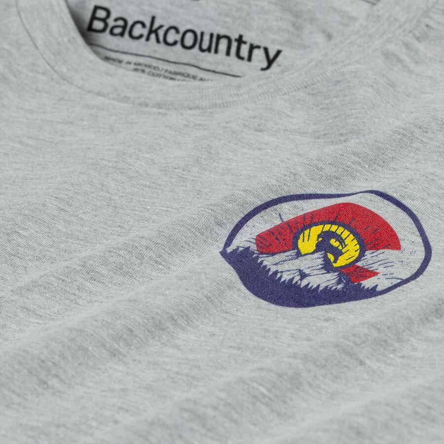 Backcountry Colorado Flag T-Shirt - Men's Silver