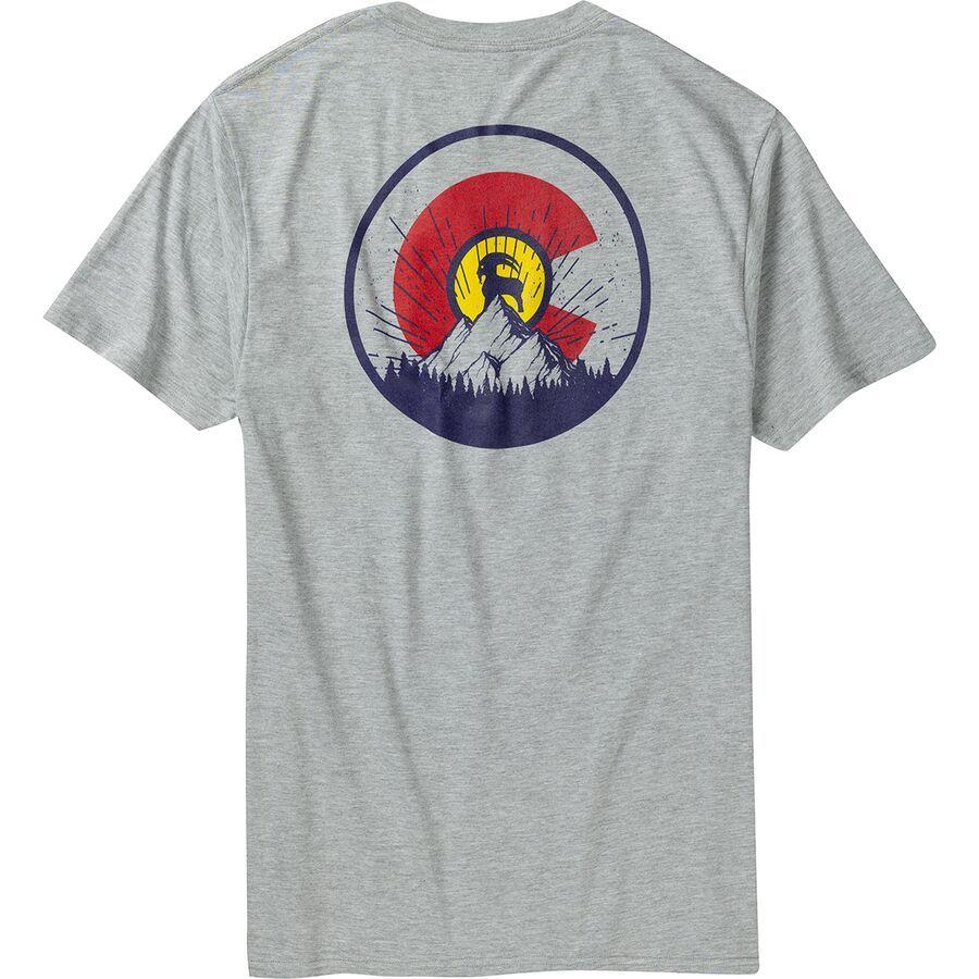 Backcountry Colorado Flag T-Shirt - Men's Silver