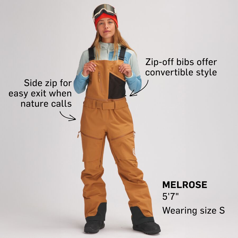 Backcountry Cottonwoods GORE-TEX Bib Pant - Women's Caribou