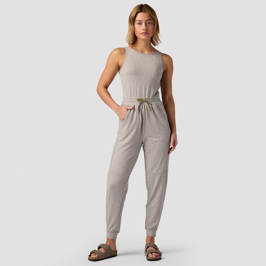 Backcountry Destination Everywhere Jumpsuit - Women's Goat Grey