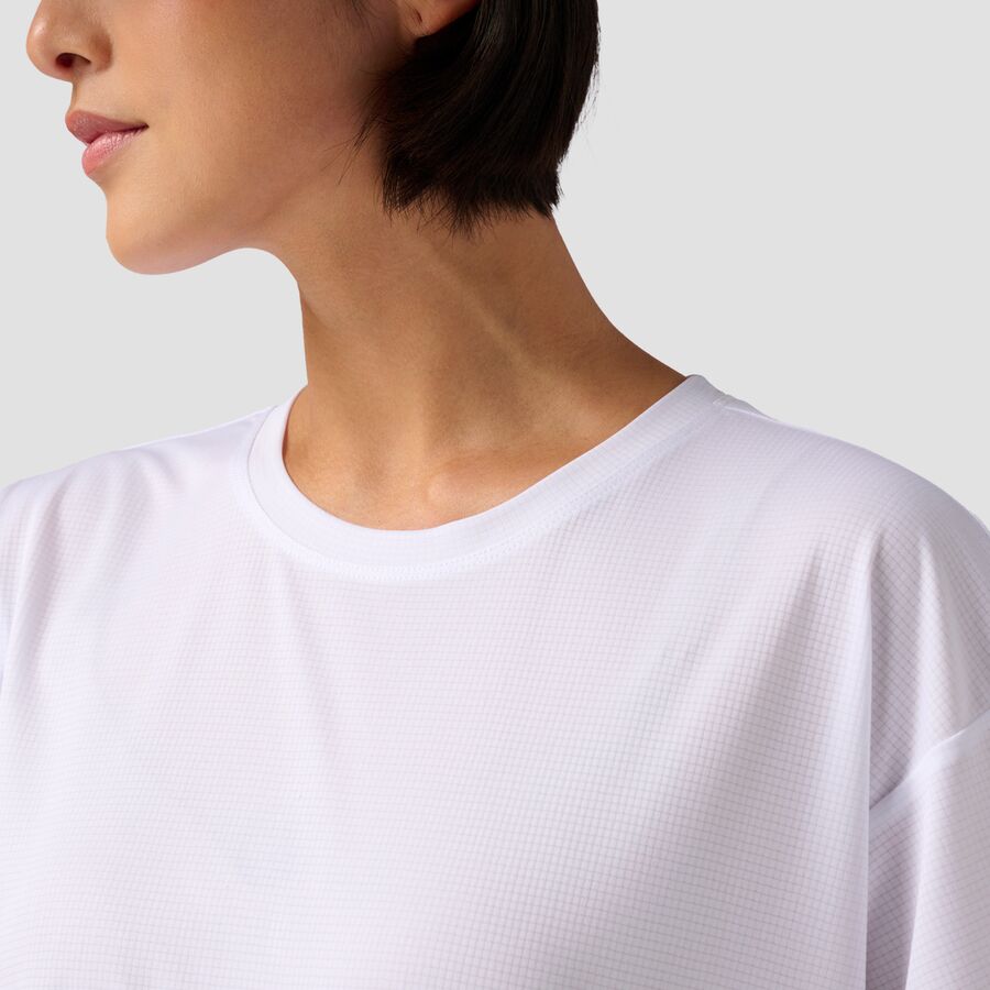 Backcountry Destination Lightweight Crop Tee - Women's White