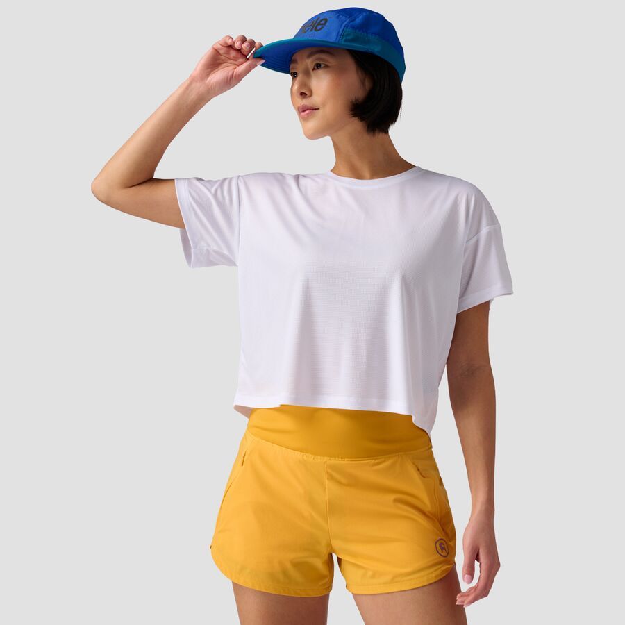Backcountry Destination Lightweight Crop Tee - Women's White