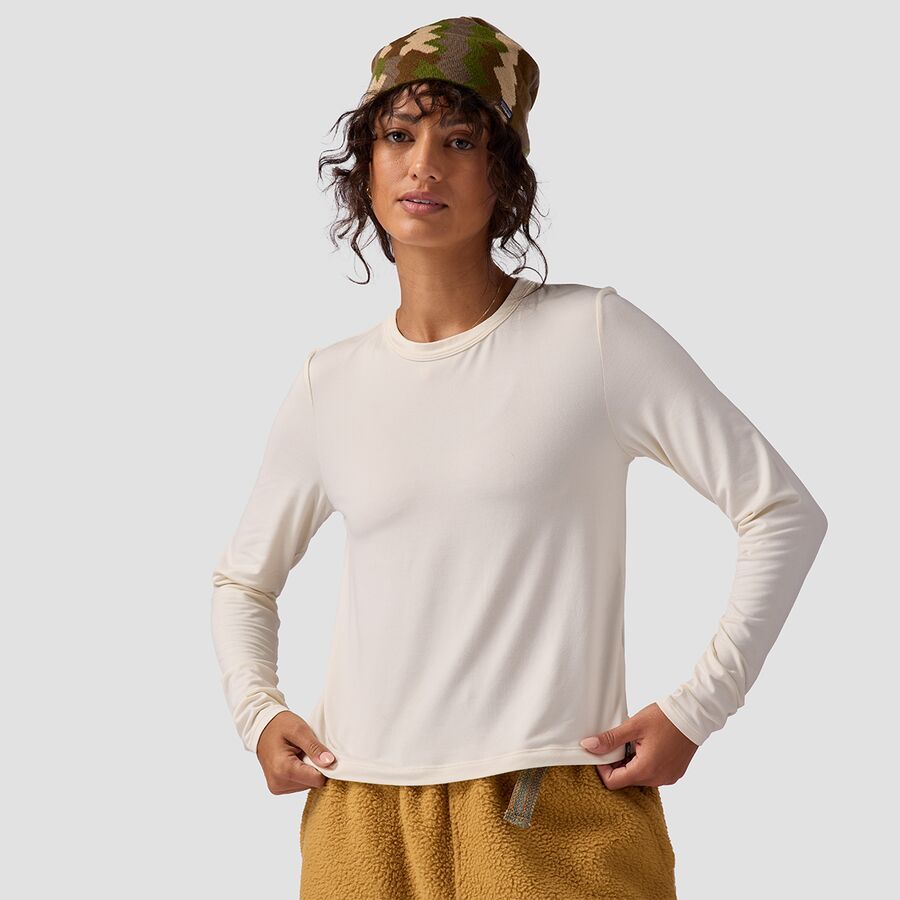 Backcountry Destination Long-Sleeve Shirt - Women's Egret