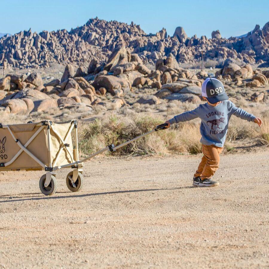 DOD Outdoors Uma Folding Wagon Tan