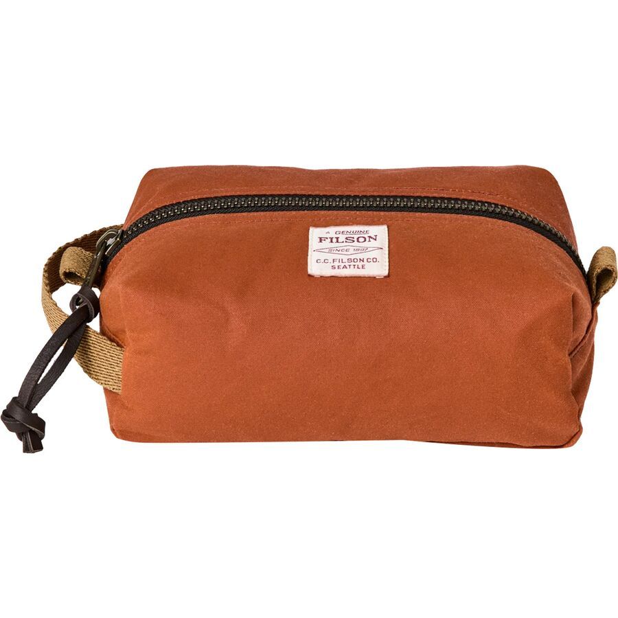 Filson Tin Cloth Travel Kit Rust