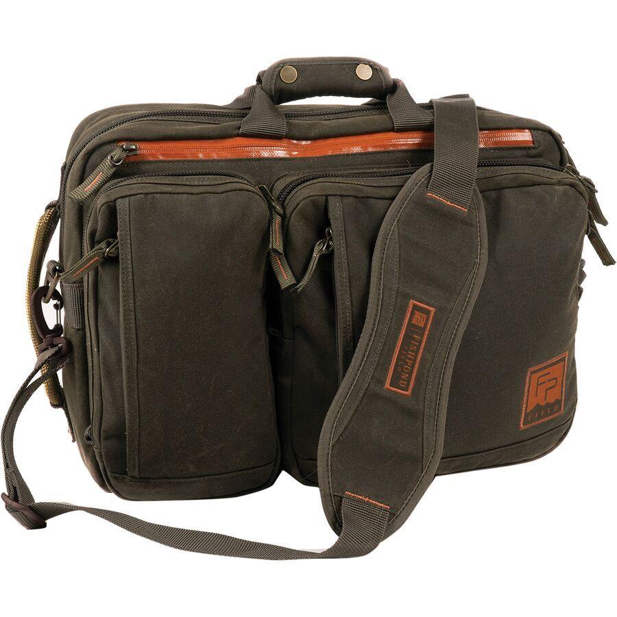 Fishpond Boulder Briefcase Peat Moss