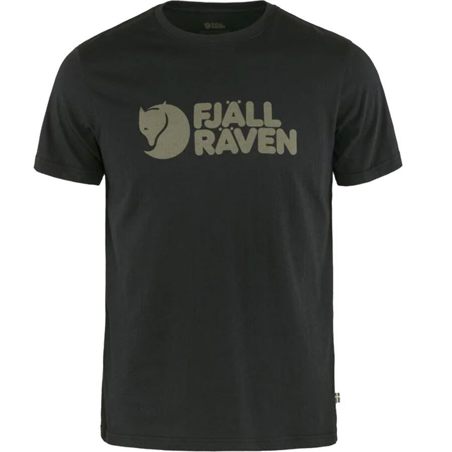 Fjallraven Logo T-Shirt - Men's Black