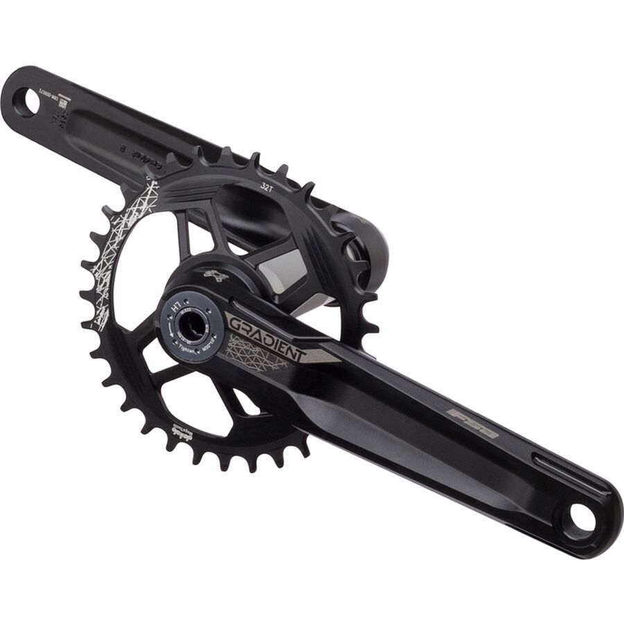 FSA Gradient 1x Modular Crankset Black