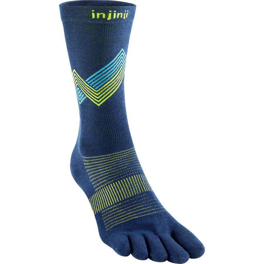 Injinji Run Lightweight Crew Sock Glow