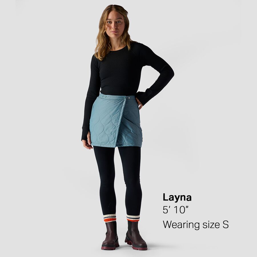 Backcountry Insulated Wrap Skirt - Women's Goblin Blue