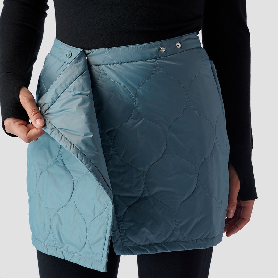 Backcountry Insulated Wrap Skirt - Women's Goblin Blue