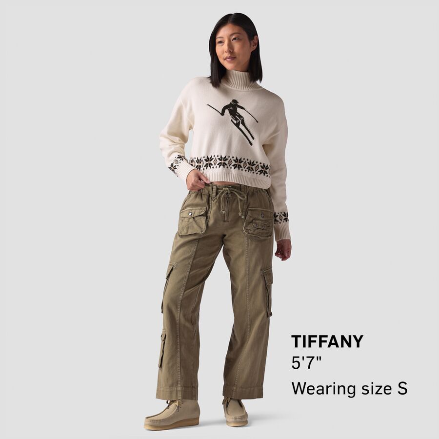 Backcountry Intarsia Ski Jumper Sweater - Women's Egret