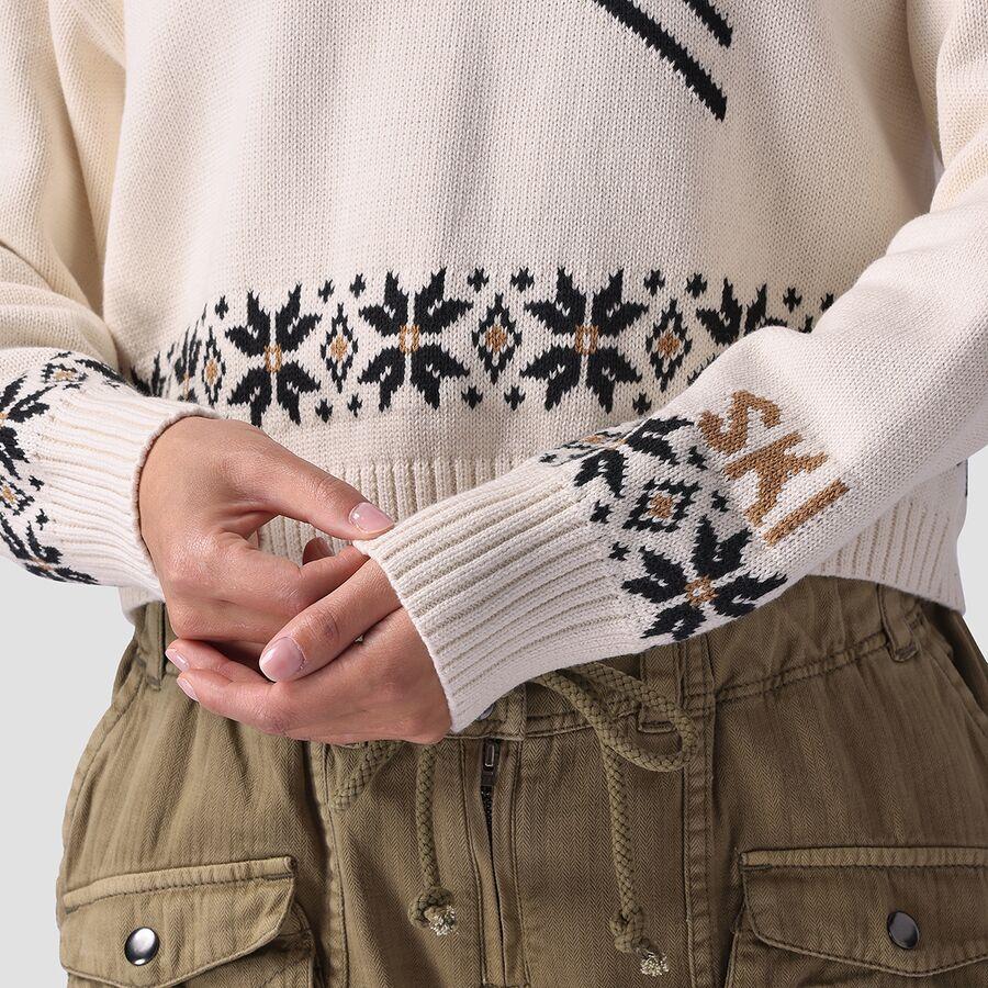 Backcountry Intarsia Ski Jumper Sweater - Women's Egret
