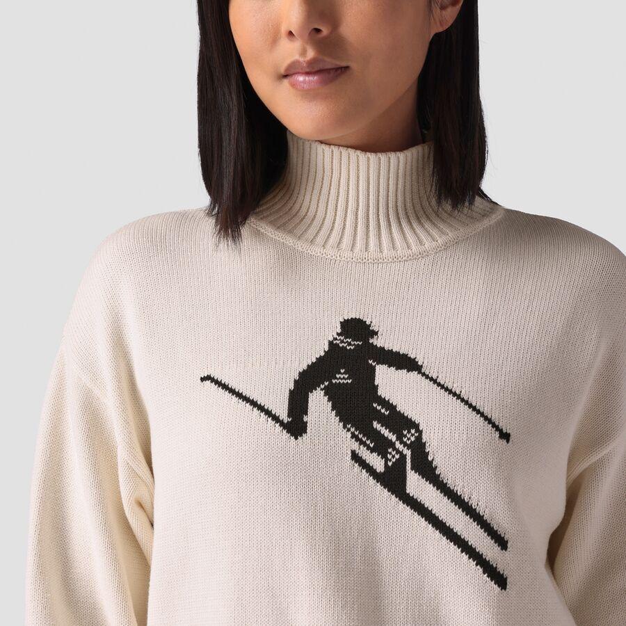 Backcountry Intarsia Ski Jumper Sweater - Women's Egret