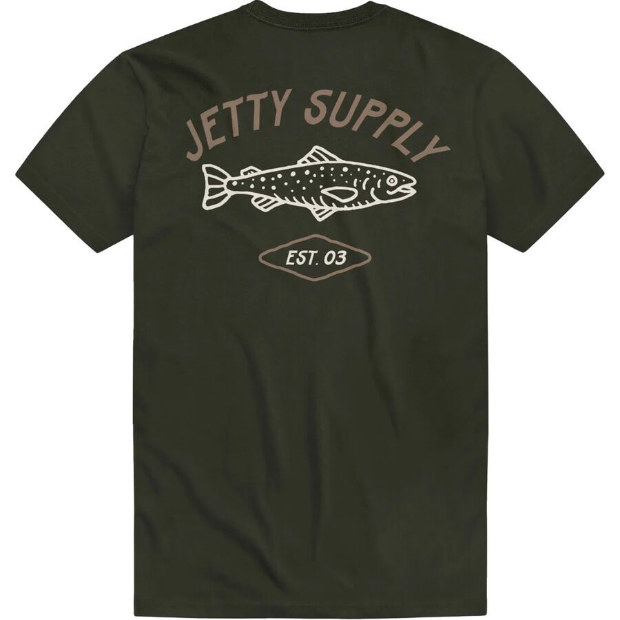 Jetty Chum T-Shirt - Men's Olive