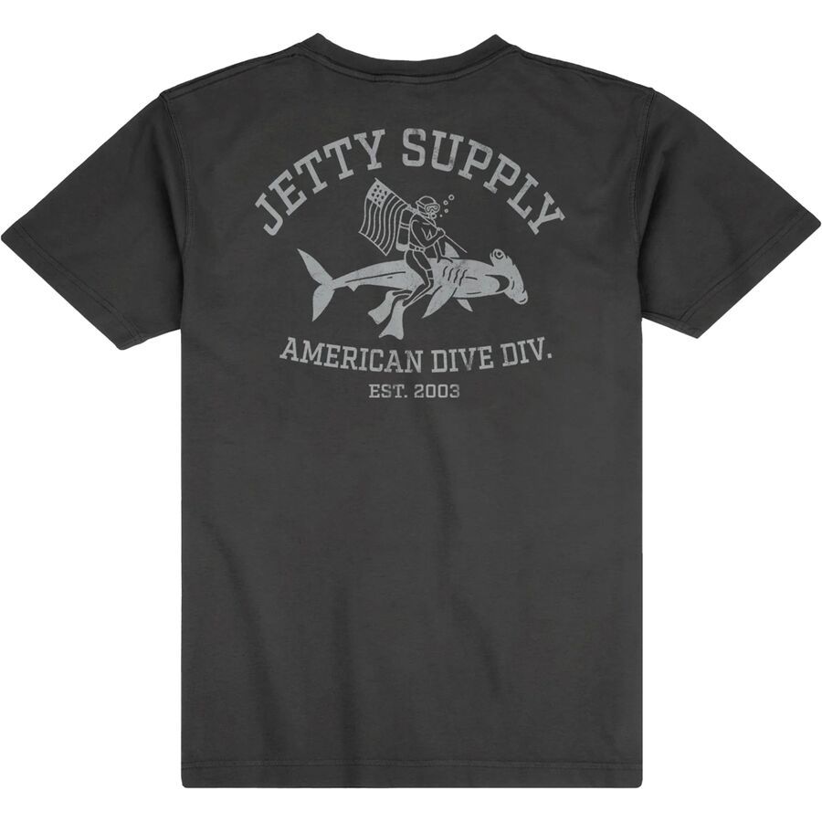 Jetty Division T-Shirt - Men's Black