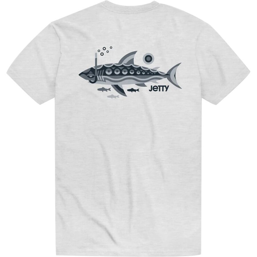 Jetty Geogill T-Shirt - Men's Ash Grey