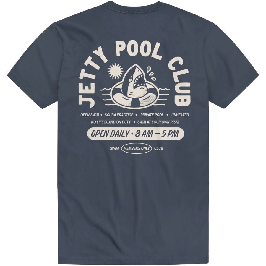 Jetty Pool Club T-Shirt - Men's Navy
