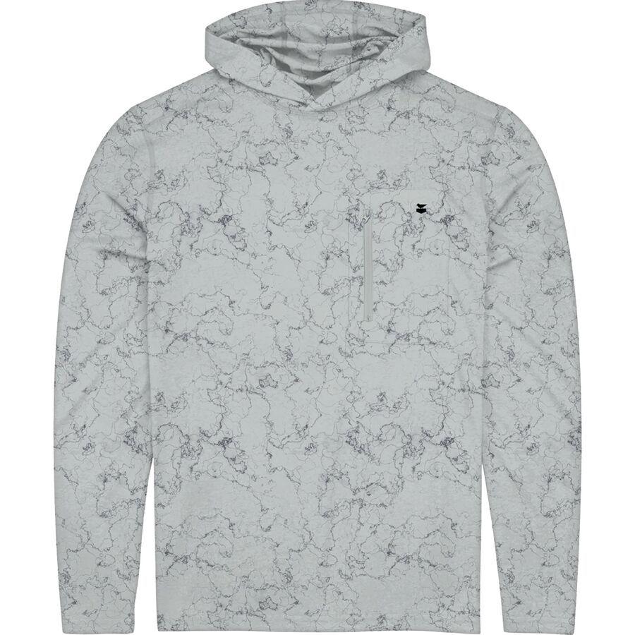 Jetty Skiff UV Hoodie - Men's Grey
